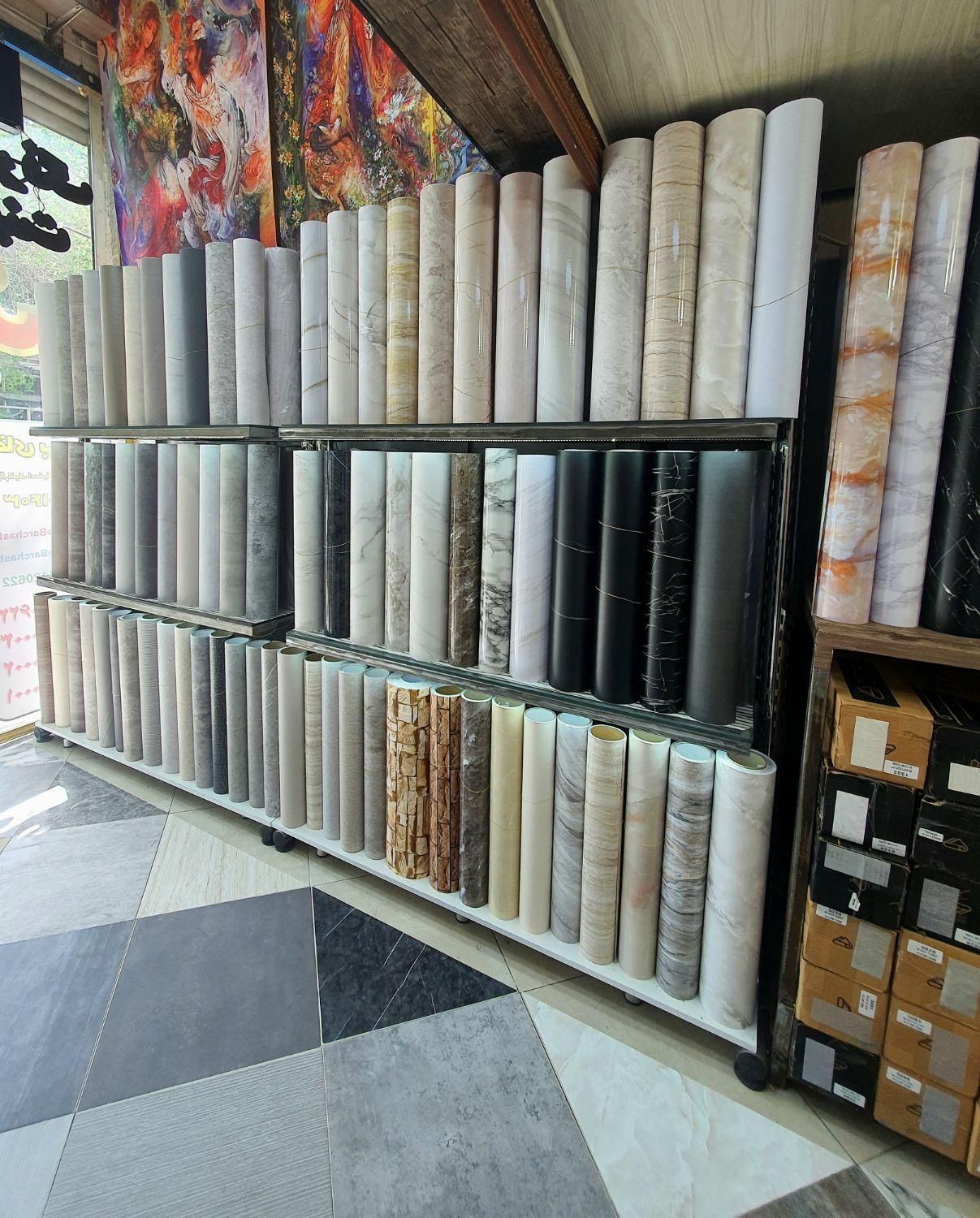تغییر رنگ‌کابینت برچسب کابینت روکش کاشی حمام ضدآب|خدمات پیشه و مهارت|تبریز, |دیوار