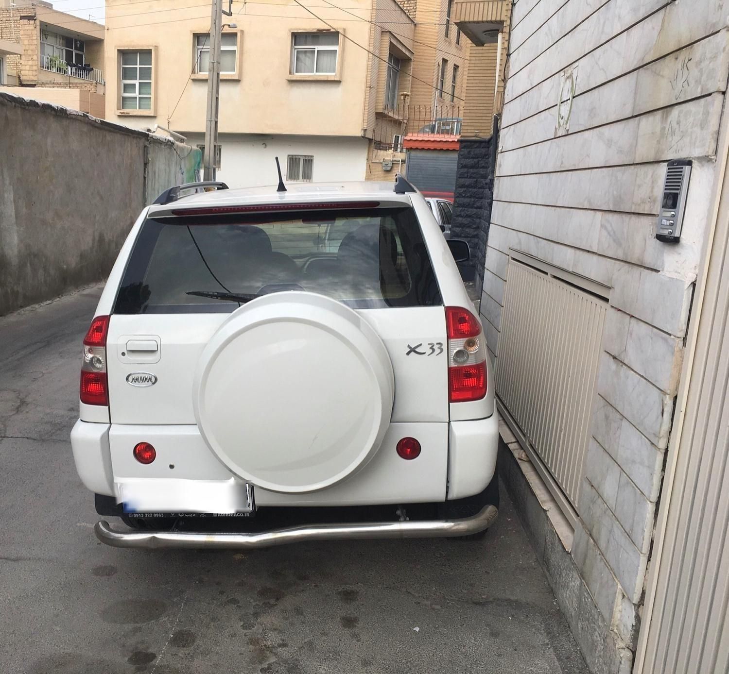 ام‌وی‌ام X33 مدل ۱۳۹۰|خودرو سواری و وانت|اصفهان, تخت فولاد|دیوار