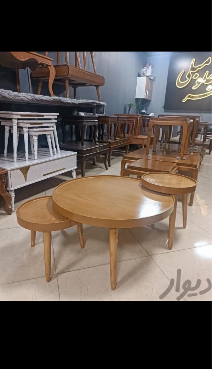 میز جلومبلی و میز عسلی مبل مدل/گرد لبه دار|مبلمان خانگی و میز عسلی|تهران, نعمت‌آباد|دیوار