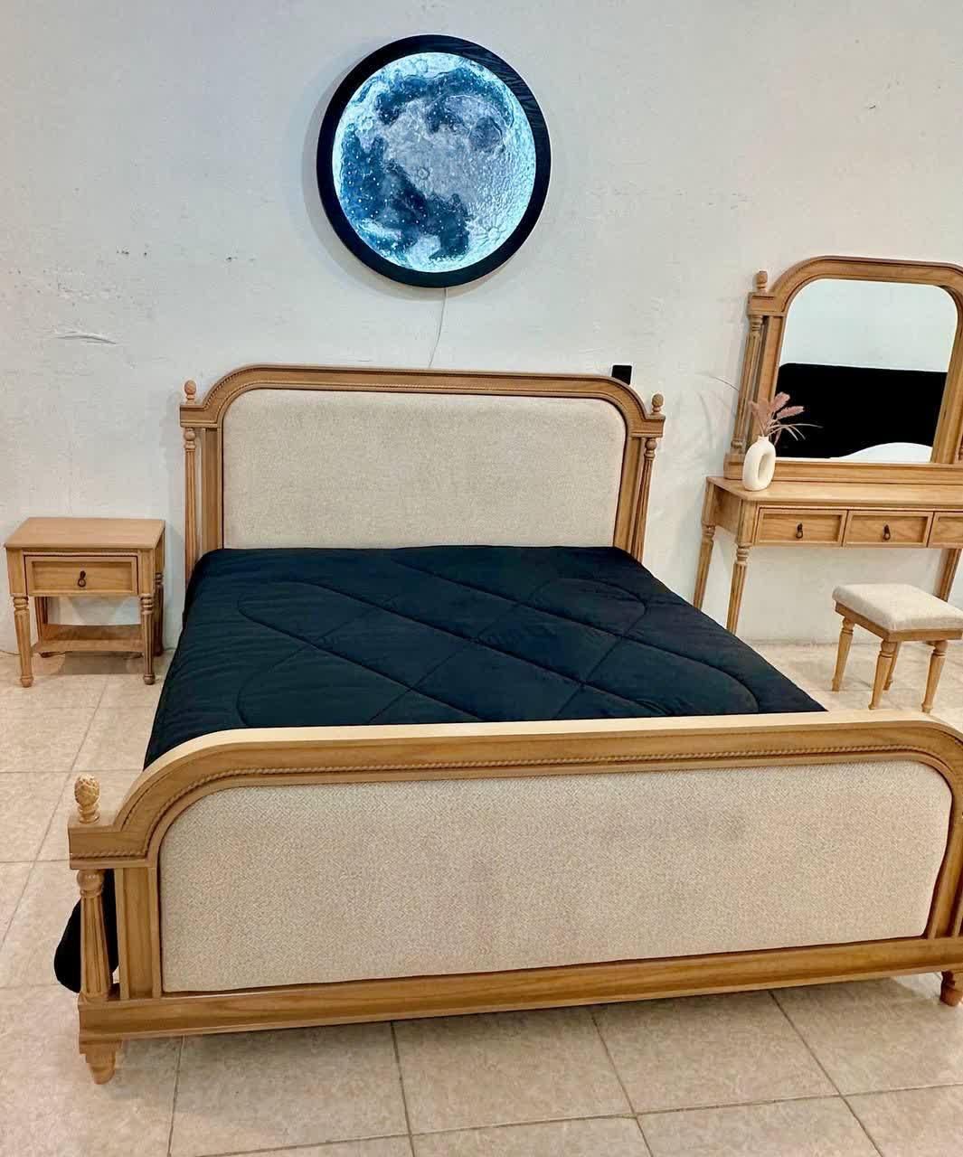 سرویس خواب روکش چوب لورا مجموعه خواب پردیس|تخت و سرویس خواب|یزد, |دیوار