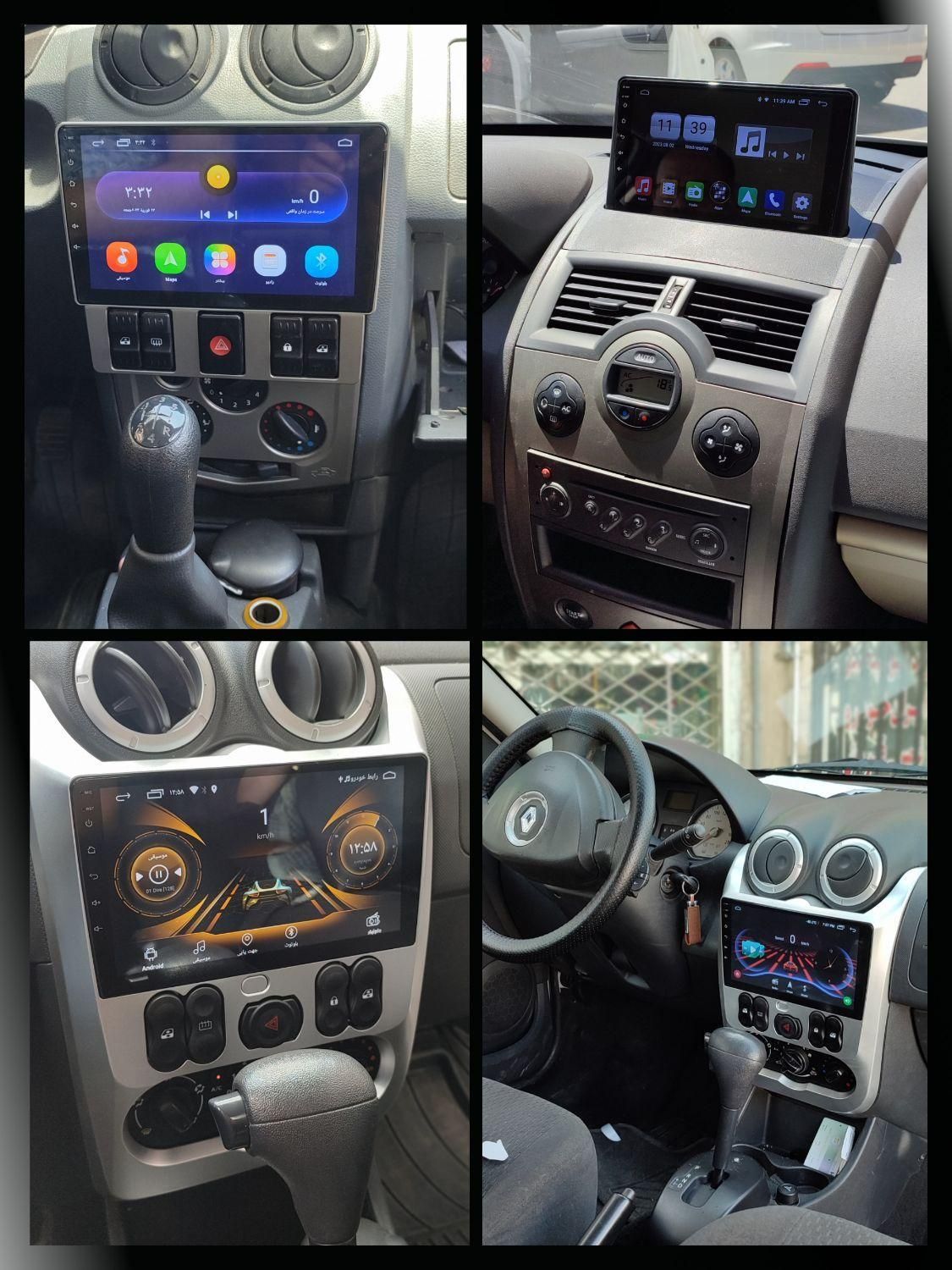 مانیتور اندروید فابریک ماشین  مگان ساندرو ال90 L90|قطعات یدکی و لوازم جانبی|مشهد, فرهنگ|دیوار