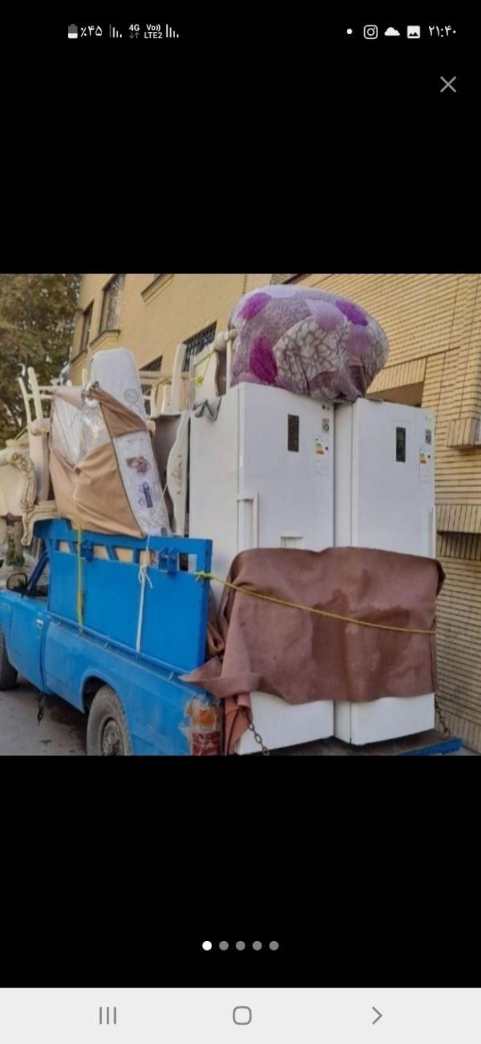 باربری بزرگ نیسان بار وکامیون حمل اثاث با کارگر|خدمات حمل و نقل|قم, پردیسان|دیوار