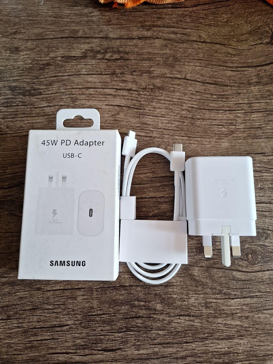 کابل و کلگی فابریک سامسونگ ۴۵ وات S24 ultra ویتنام|لوازم جانبی موبایل و تبلت|تهران, یاخجی آباد|دیوار