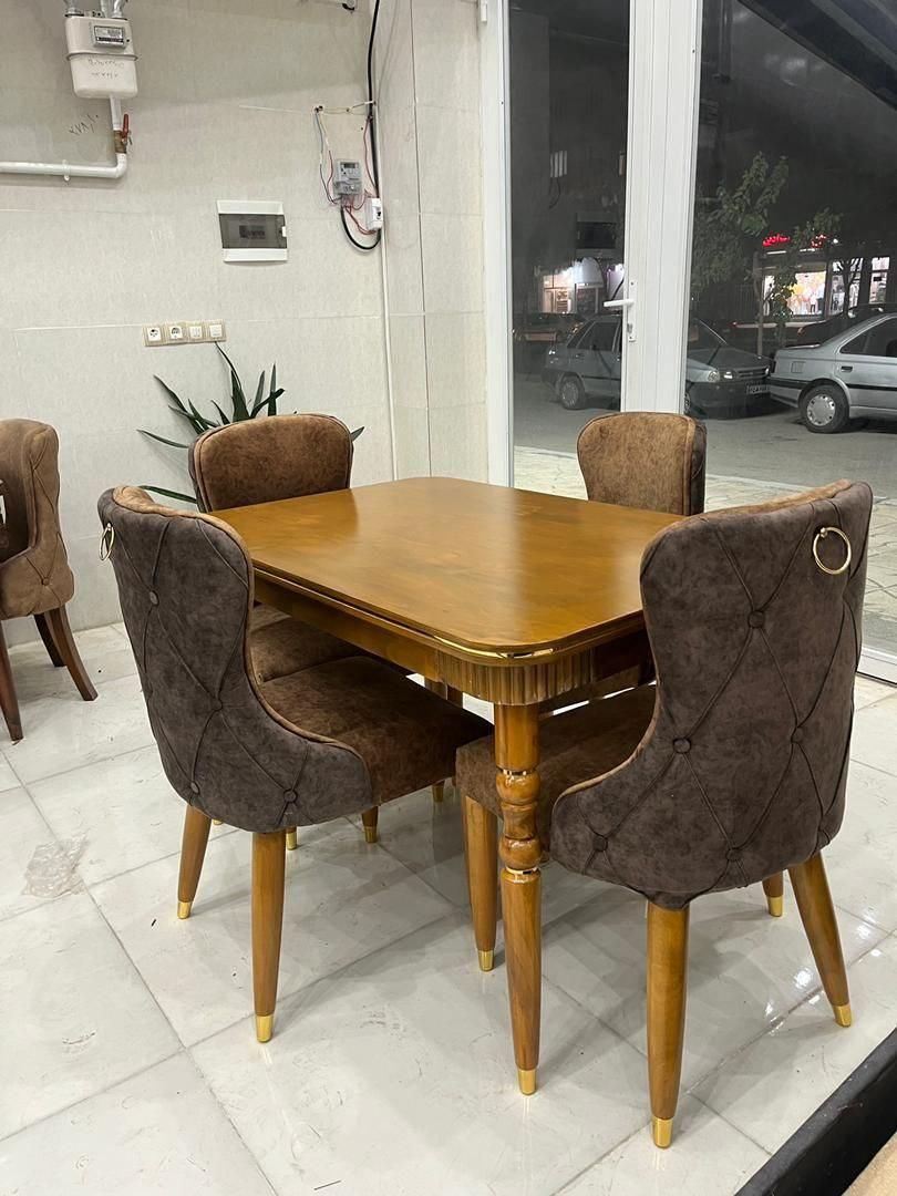 میز و صندلی ناهارخوری نهارخوری 4 نفره لوکاس|میز و صندلی غذاخوری|کرمانشاه, |دیوار