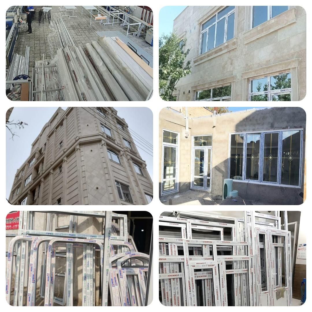 پنجره دوجداره UPVC شیشه میرال(سکوریت) کرکره برقی|خدمات پیشه و مهارت|محمدشهر, |دیوار