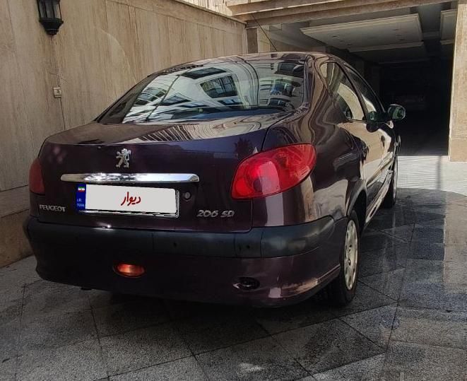 پژو 206 Sd v9 مدل ۹۰|خودرو سواری و وانت|تهران, کوی فردوس|دیوار