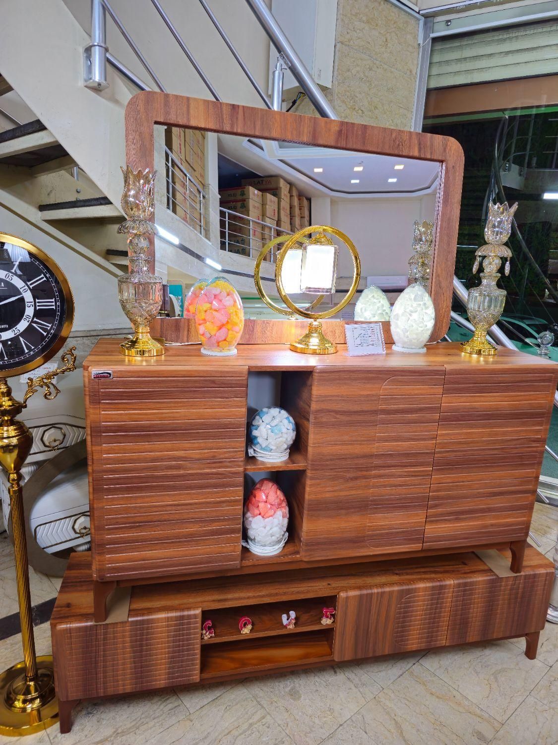 ست آینه کنسول و میز تلوزیون سویل شرایطی|بوفه، ویترین، کنسول|تبریز, |دیوار