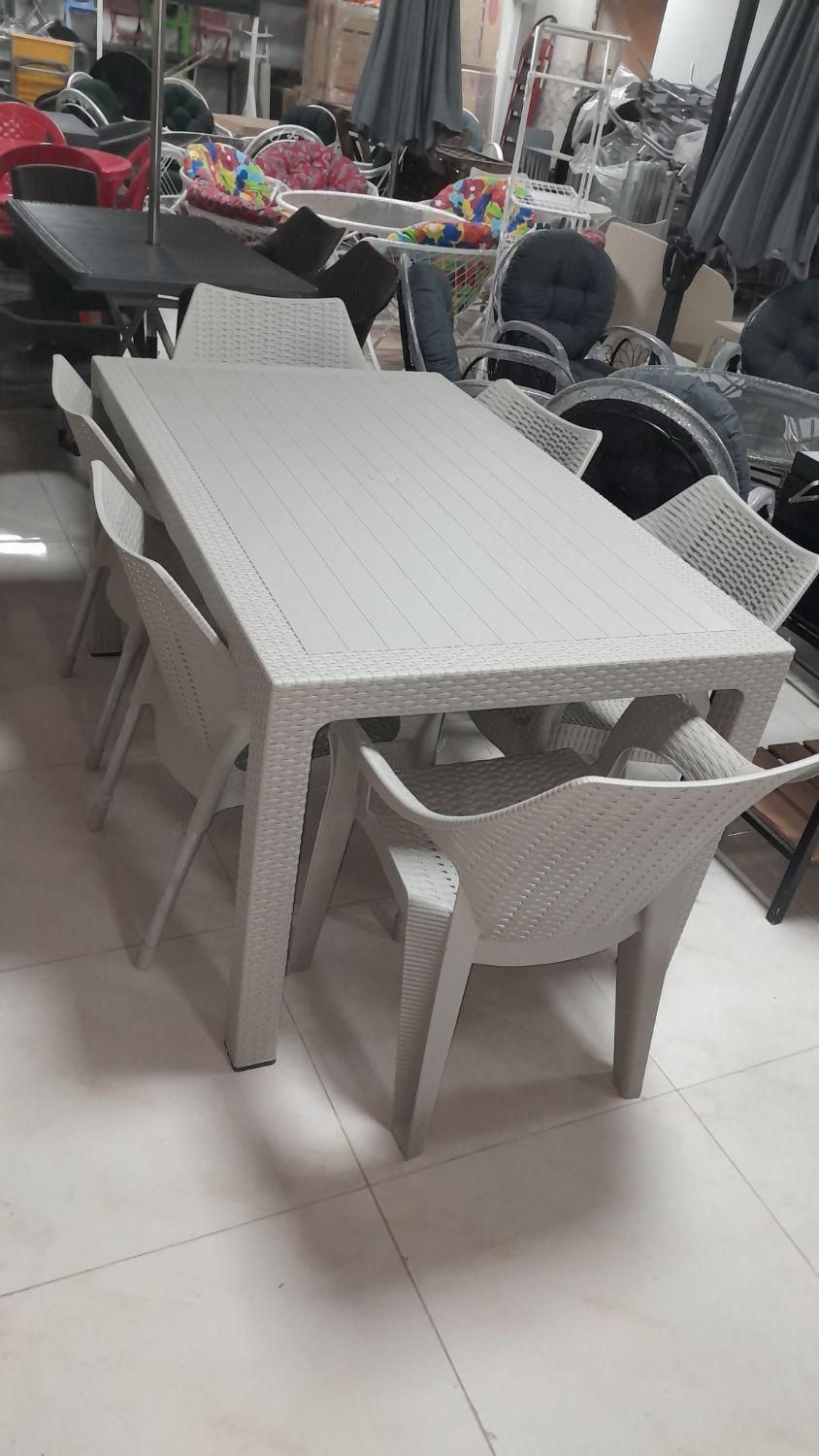 صندلی پلاستیکی غذاخوری میز و صندلی باغ ویلا k1200|میز و صندلی غذاخوری|کرج, ملک‌آباد|دیوار