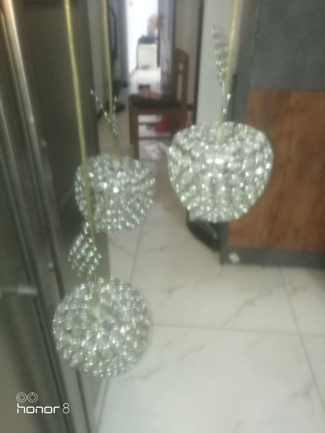 لوستر مدرن کریستالی سه شعله smd مدل سیب APELL|لوستر و چراغ آویز|مشهد, توس (بلوار توس)|دیوار