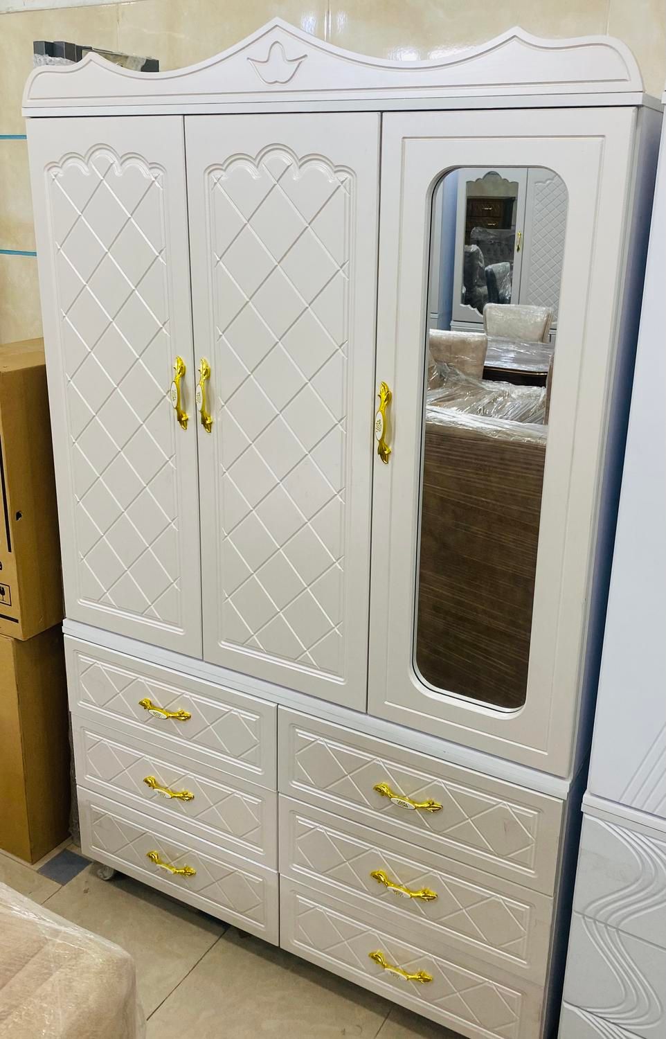 کمد لباس ۲تیکه ۱۲۰سانت|جاکفشی، کمد، دراور|قزوین, |دیوار