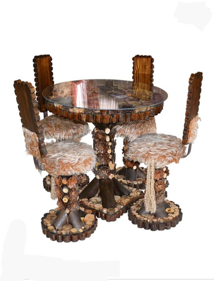 میز غذاخوری ۴نفره ناهار خوری سنتی نهارخوری جنگلی|میز و صندلی غذاخوری|محمدشهر, شهرک صنعتی زیبادشت|دیوار
