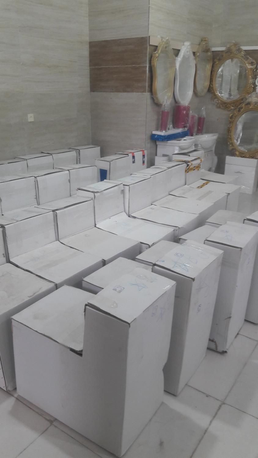 توالت فرنگی روشویی طرح زرشام ZARSHAM|لوازم سرویس بهداشتی|قم, نیروگاه|دیوار