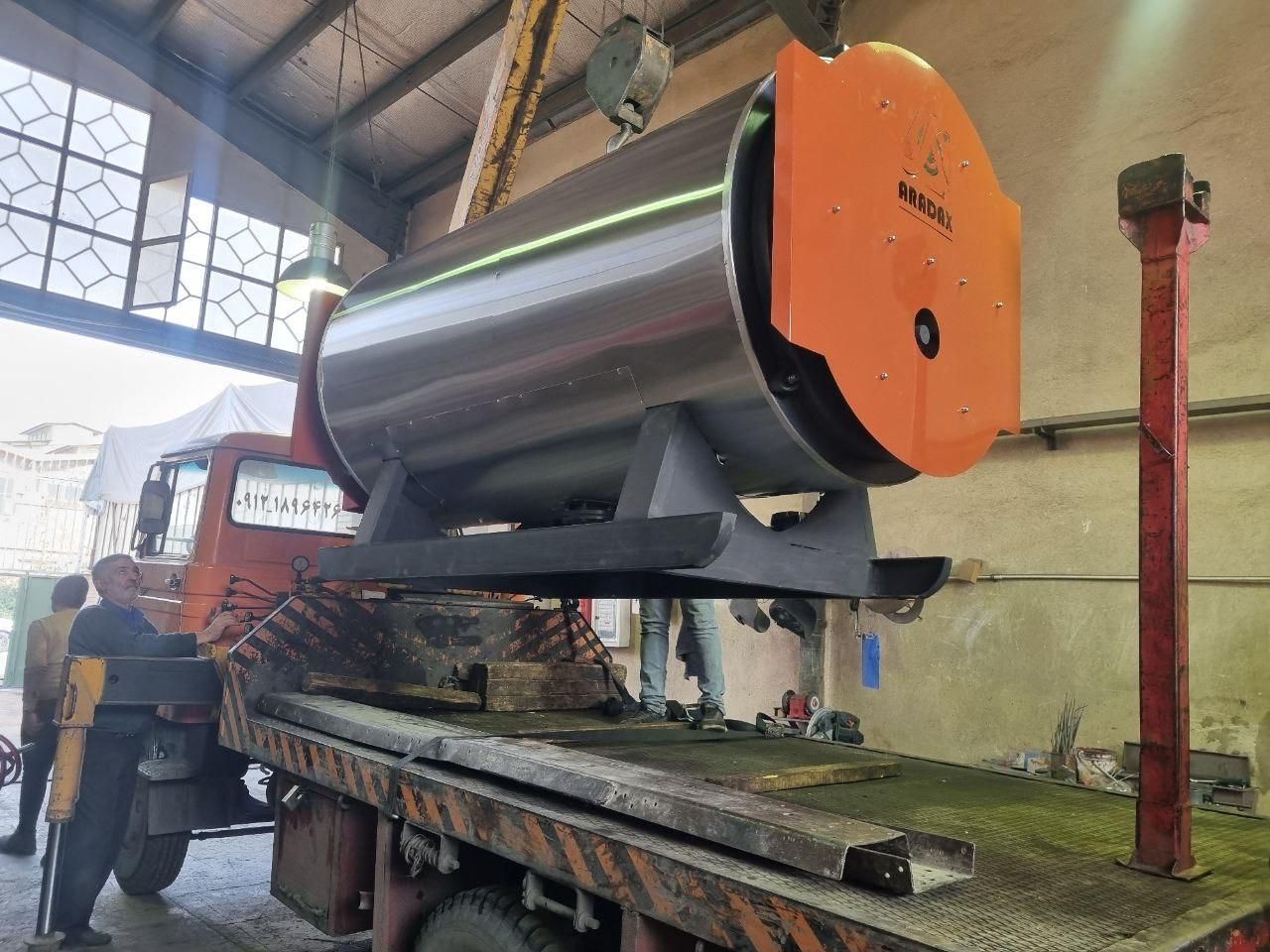 دیگ بخار ١ تن و ٥٠٠ کیلو روغن داغ استاندارد آماده|ماشینآلات صنعتی|تهران, دردشت|دیوار