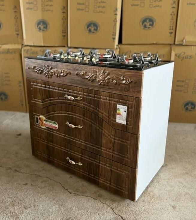 اجاق گاز شیشه ای 3کشو ام دی اف|اجاق گاز و لوازم برقی پخت‌وپز|تهران, تهرانسر شرقی|دیوار