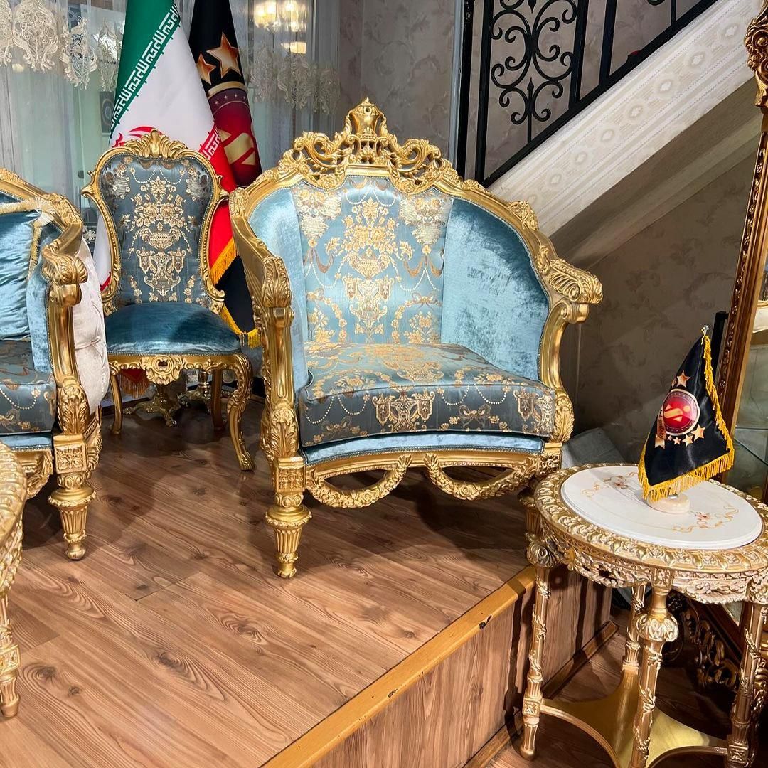 مبل تندیس استیل ترلان سلطنتی|مبلمان خانگی و میز عسلی|یزد, |دیوار