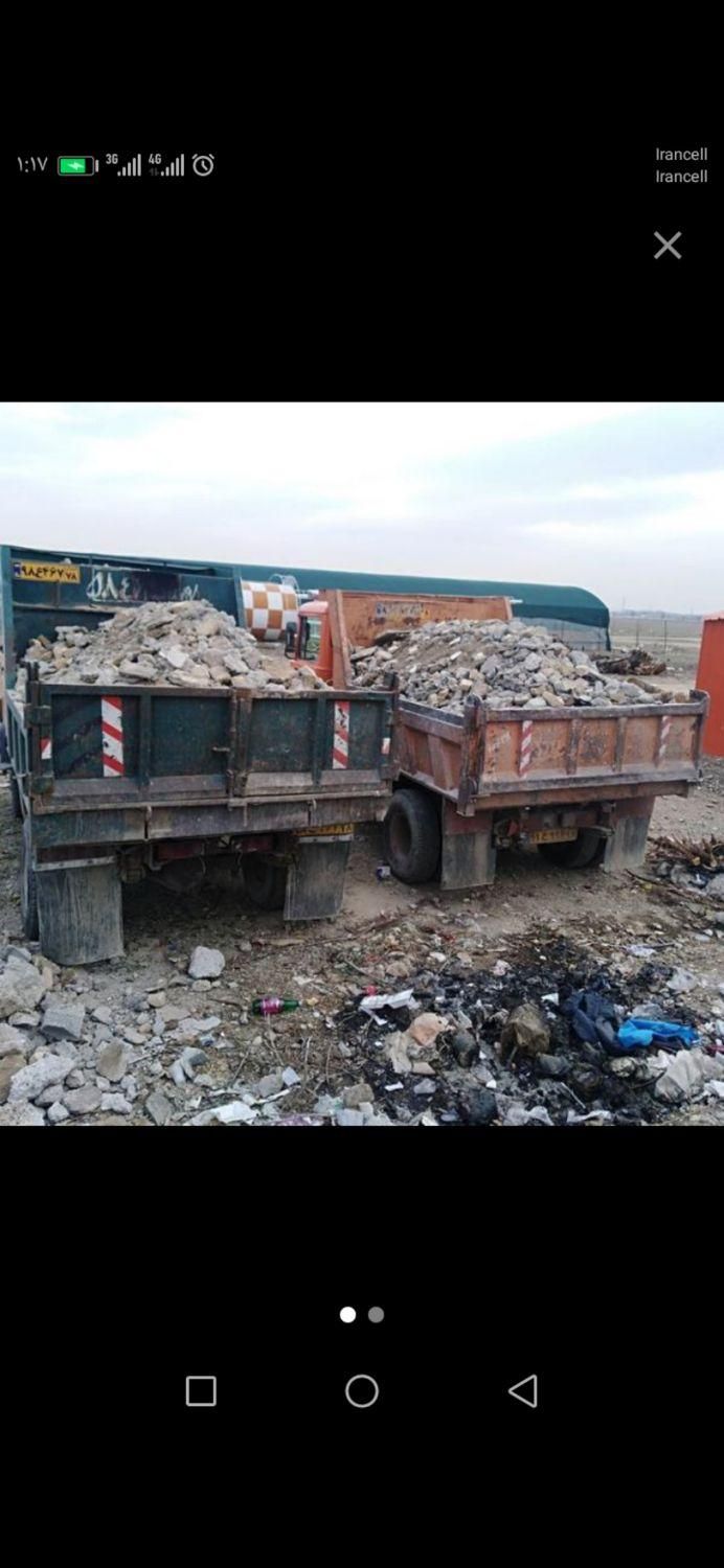 حمل نخاله با خاور کارگر.|خدمات حمل و نقل|کرج, کمال‌شهر|دیوار