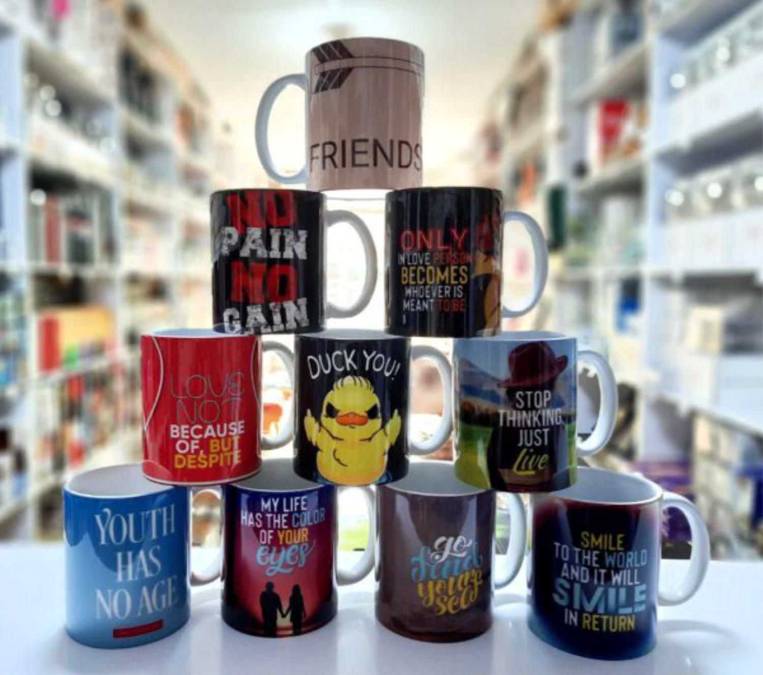 لیوان با چاپ طرح دلخواه/سرامیکی/ ماگ حرارتی جادویی|ظروف سرو و پذیرایی|تهران, صادقیه|دیوار