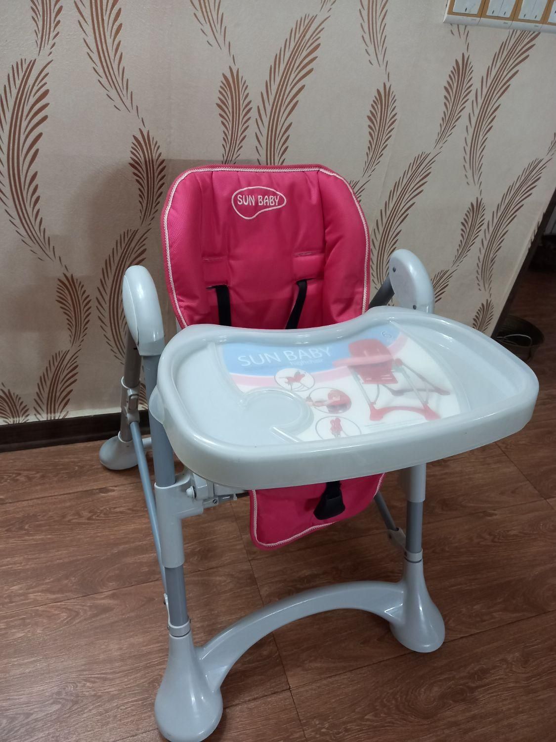 صندلی غذای کودک برند sun baby|تخت و صندلی بچه|گرگان, |دیوار
