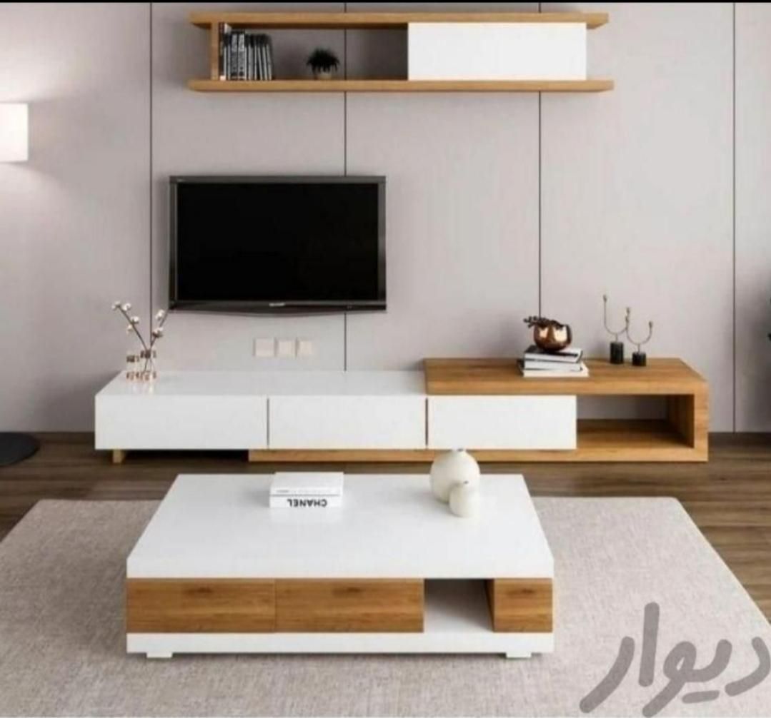 میز تلویزیون مدرن مدل G2 طرح چوب|میز تلویزیون|تهران, شهرک ولیعصر جنوبی|دیوار