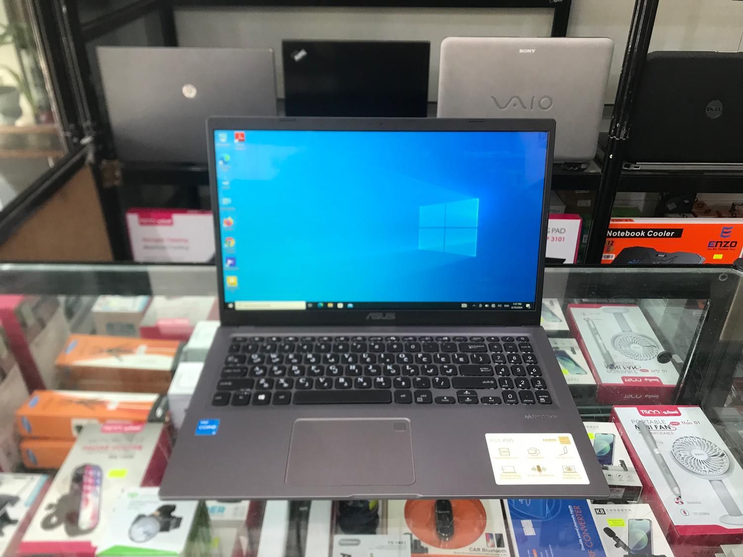لپ تاپ ایسوس R565 لمسی نسل۱۱ رم۱۲ هارد SSD 512|رایانه همراه|کرمان, |دیوار
