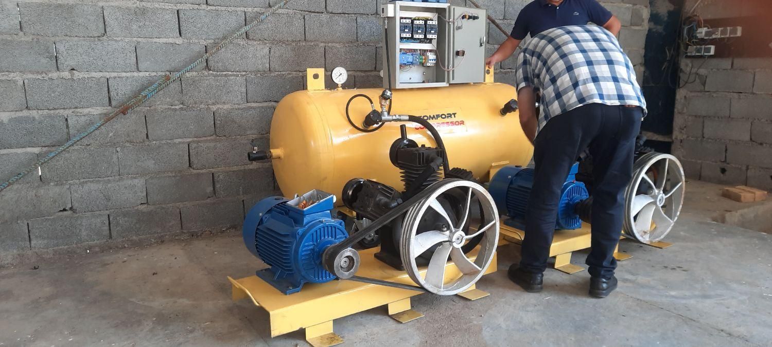 کمپرسورباد حفاری/چاه کنی/پت بطری ۳۰ بار /فشار قوی|ماشین‌آلات صنعتی|تهران, شهرک شریفی|دیوار