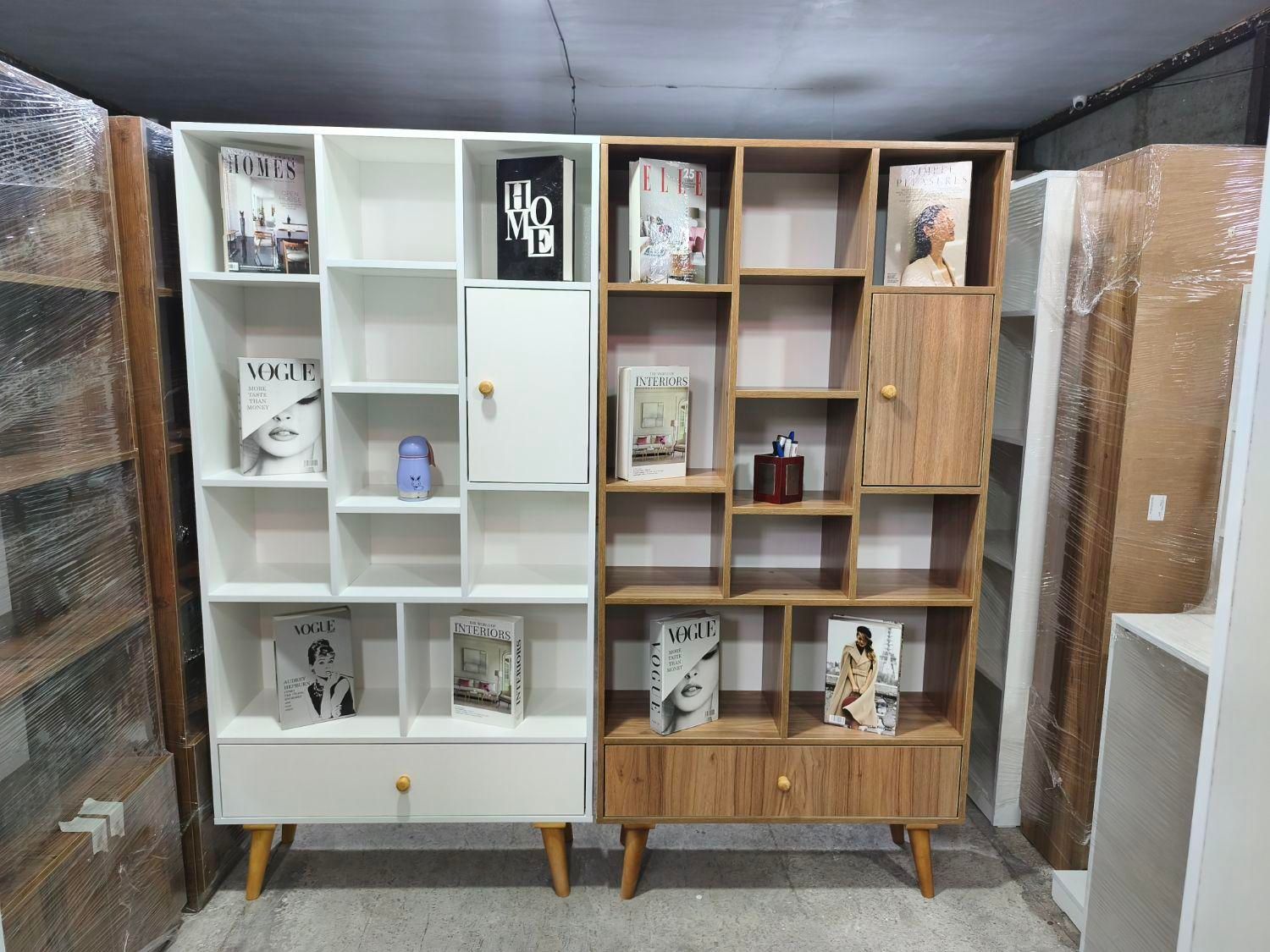 قفسه پایه دار کتابخانه|کتابخانه، شلف، قفسه‌های دیواری|کرج, عظیمیه|دیوار