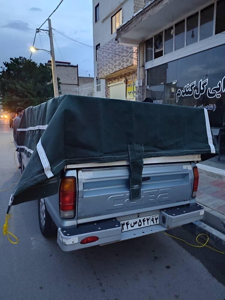 چادر برزنتی نوار دوزی دم دار خاور نیسان وانت|قطعات یدکی و لوازم جانبی|شهریار, |دیوار