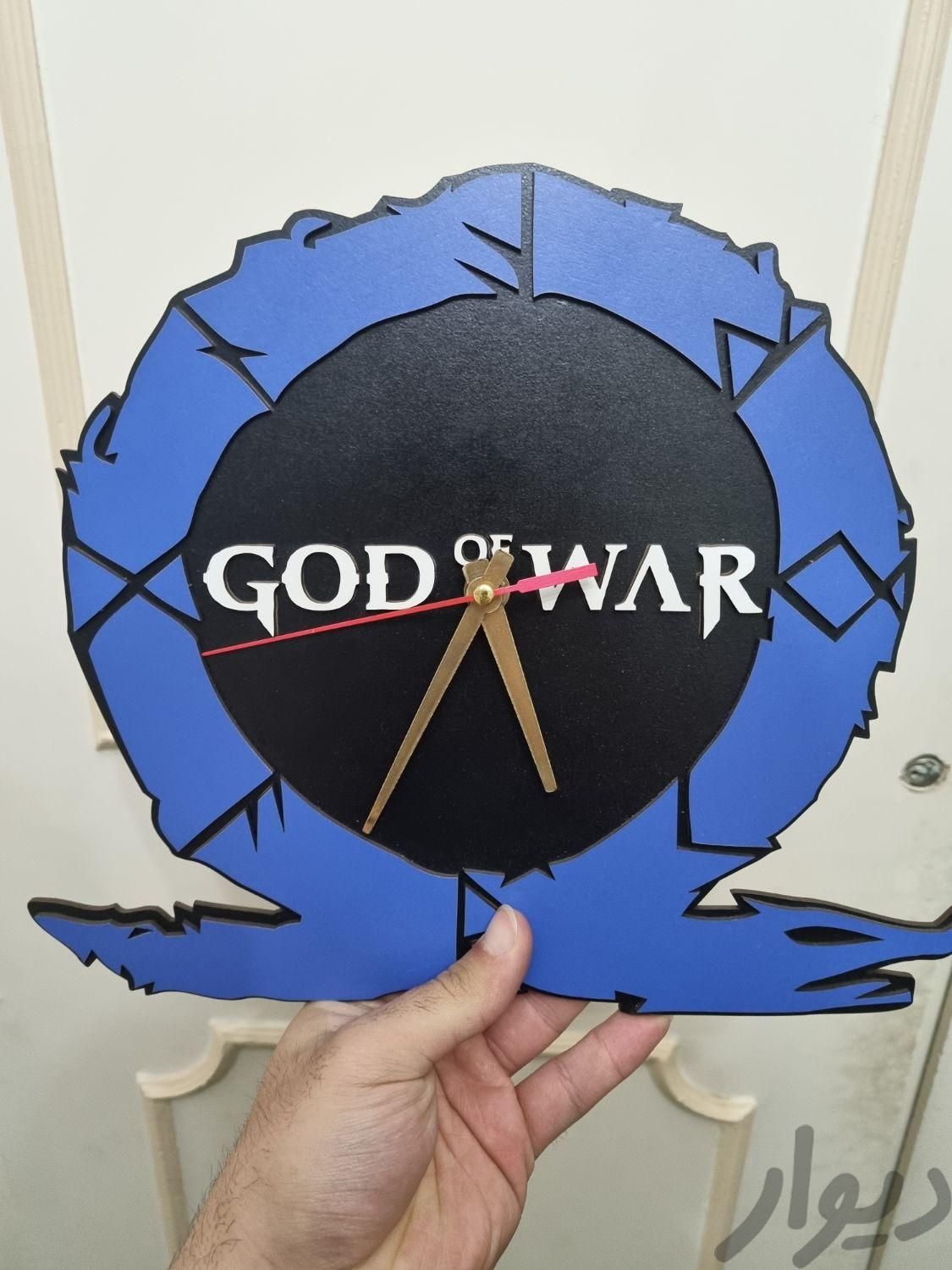 ساعت دیواری طرح گاد اف وار God war خدای جنگ|ساعت دیواری و تزئینی|تهران, پونک|دیوار