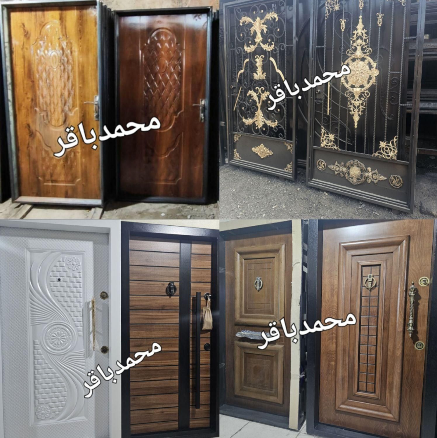 تکی تکرو نفررو ویلایی درب ضدسرقت چوبی چهارچوب|مصالح و تجهیزات ساختمان|تهران, آذری|دیوار