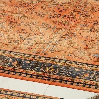 فرش دانژه محتشم کاشان ۱۲۰۰ شانه تراکم ۴۲۰۰|فرش|رشت, منظریه|دیوار