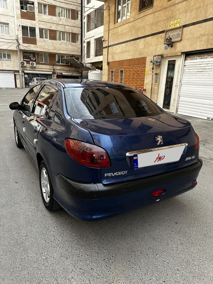 پژو 206 تیپ ۲، مدل ۱۳۸۸ SD اس دی وارداتی فول|خودرو سواری و وانت|تهران, خانی‌آباد نو|دیوار