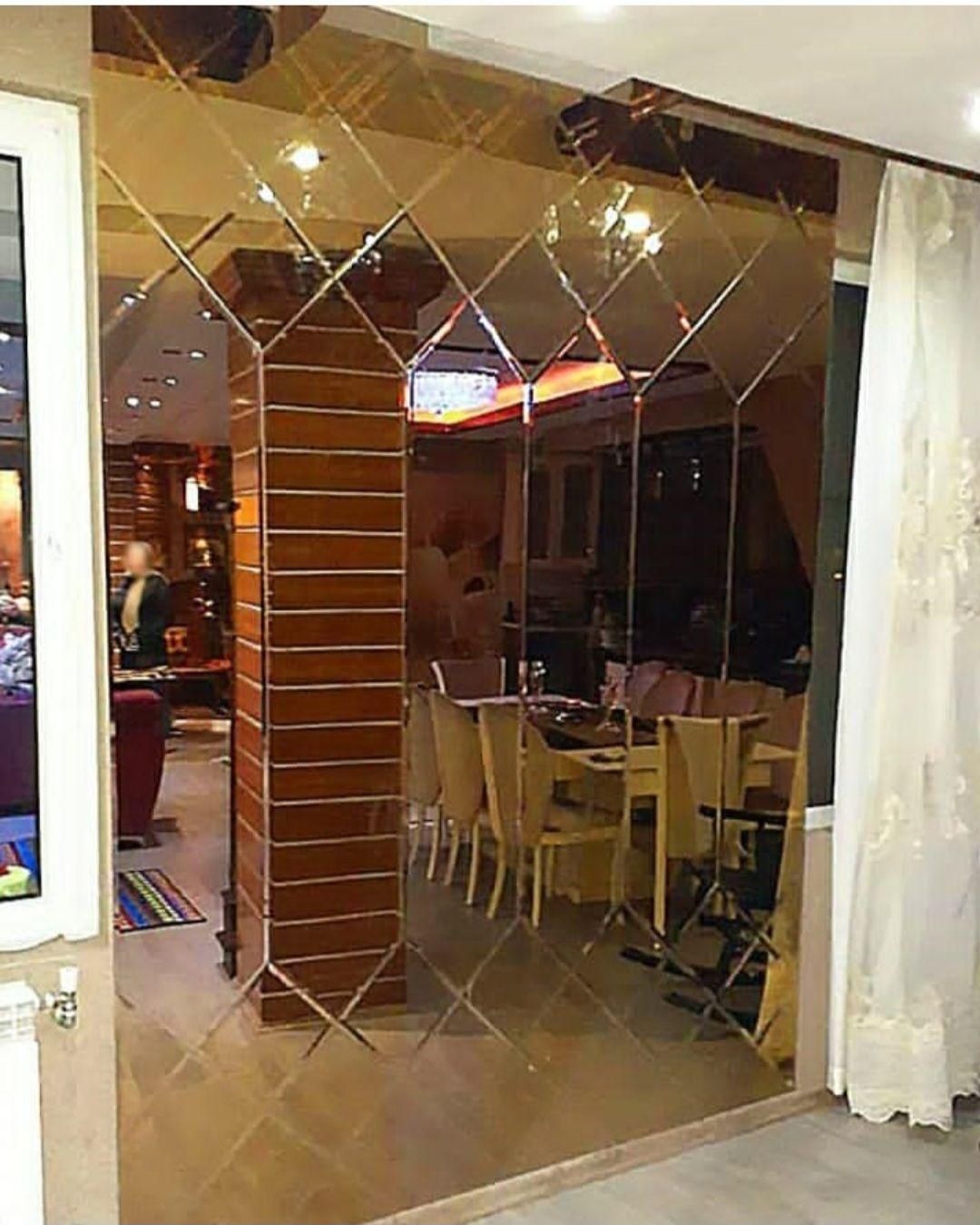 فروش و نصب آینه های دکوراتیو و آینه های باشگاه|آینه|محمدیه-قزوین, |دیوار