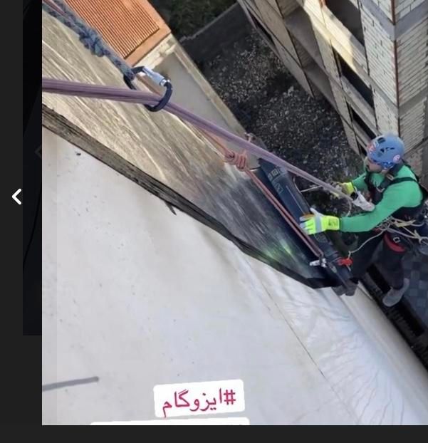 خدمات کار در ارتفاع بدون داربست با طناب|خدمات پیشه و مهارت|لاهیجان, شیخ زاهد|دیوار