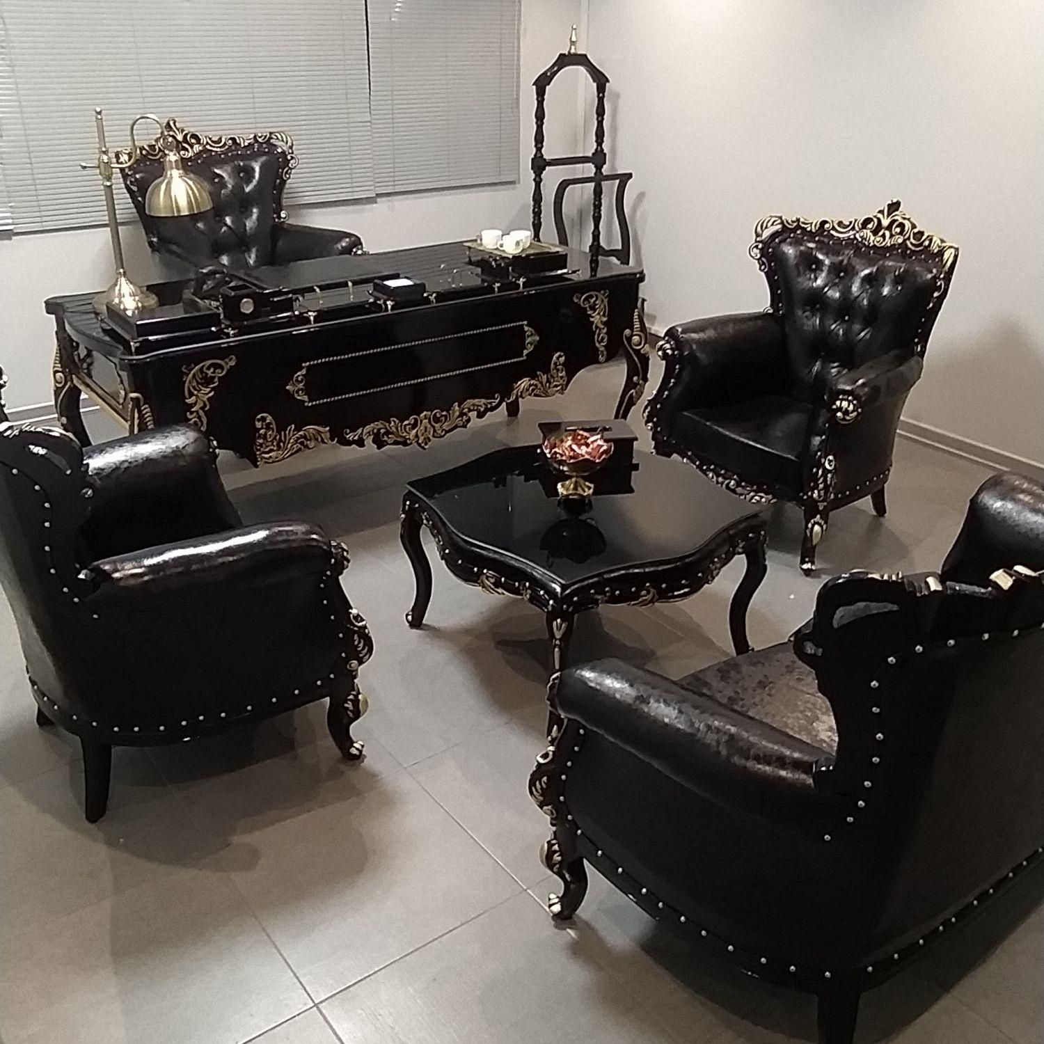 مبلمان اداری مبل کلاسیک میز مدیریت|دفتر کار|تهران, شهرک ولیعصر جنوبی|دیوار