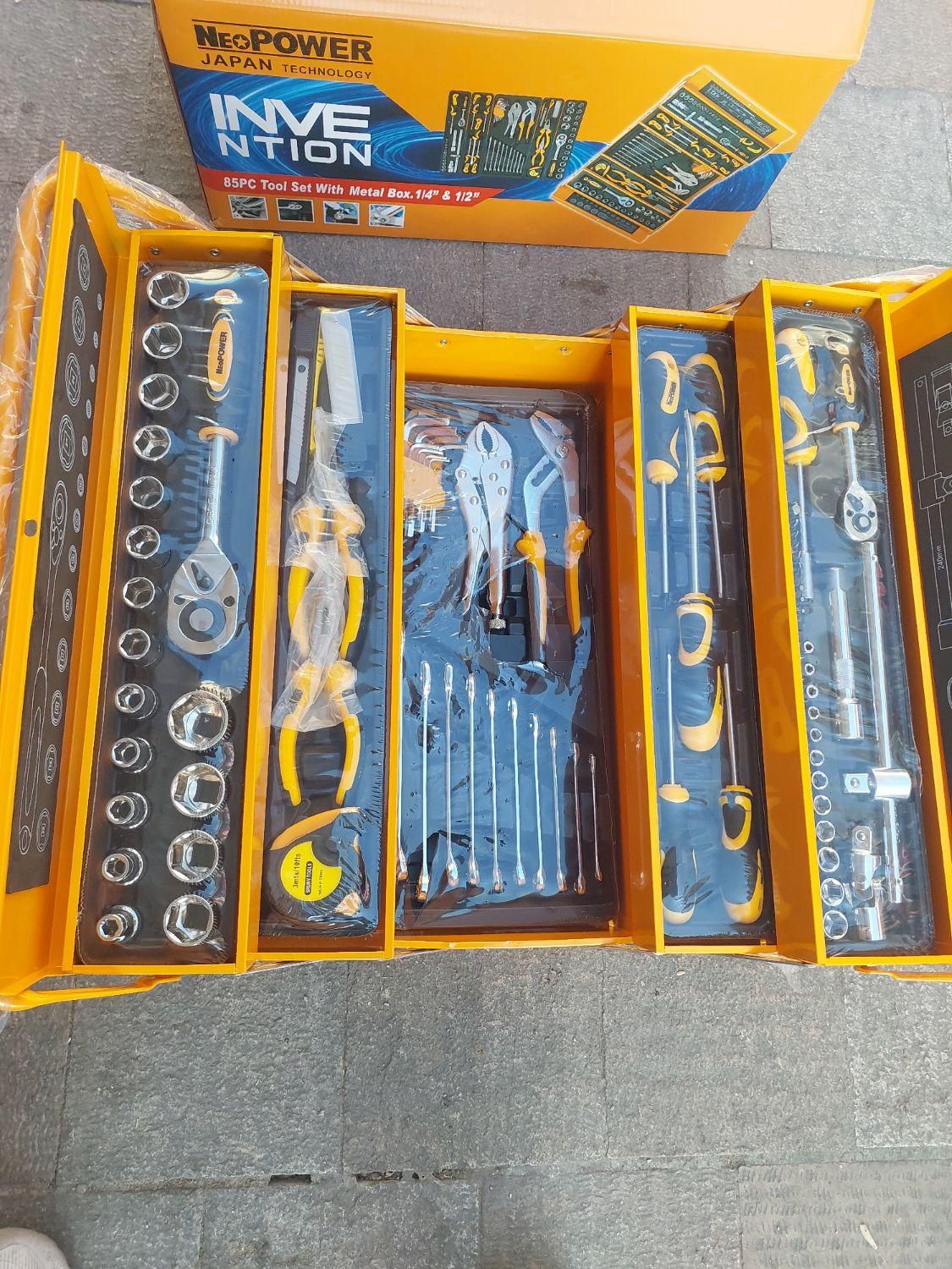 جعبه ابزار کامل ۸۵تیکه تکنولوژ ژاپن جعبه اچار بکس|ابزارآلات|شیراز, بازار|دیوار