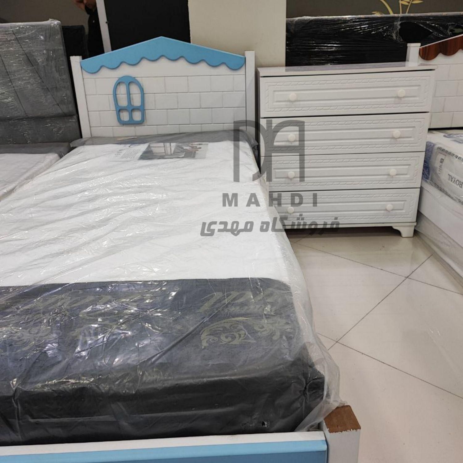 تخت و تشک*تخت کودک Koble*جشنواره ای بخرید*|تخت و سرویس خواب|رشت, شهرک صبا|دیوار