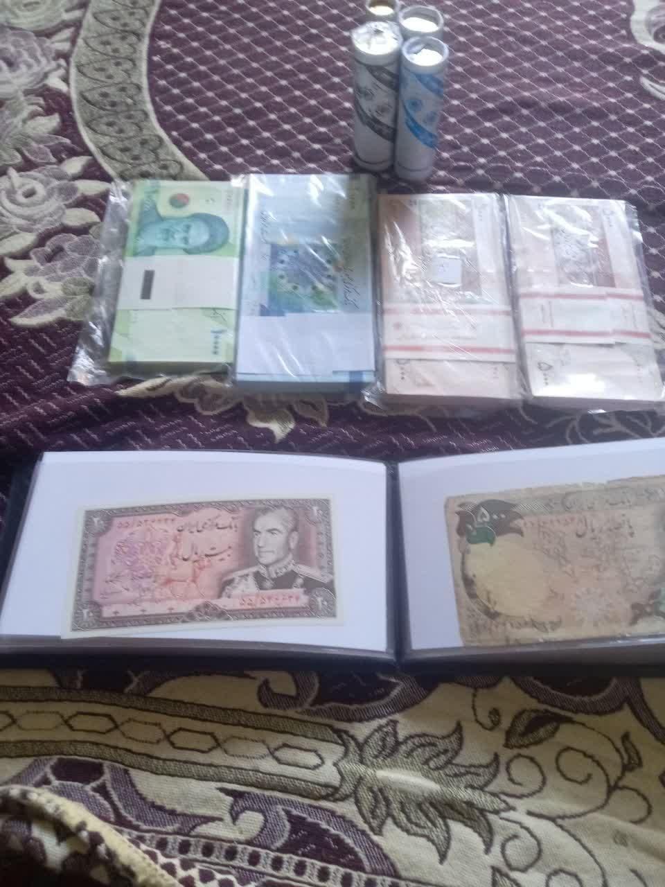 اسکناس های  جدید سکه بسته ای واسکناس های شاهی|کلکسیون سکه، تمبر، اسکناس|نجف‌آباد, نجف‌آباد|دیوار