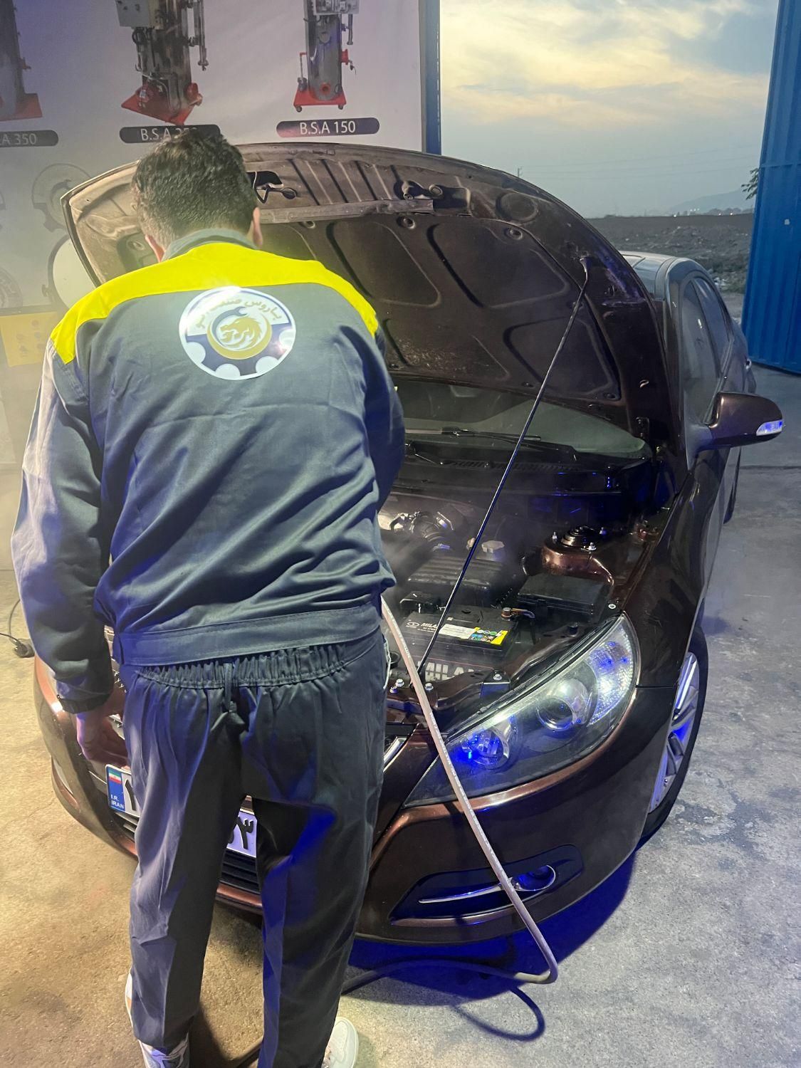 دستگاه صفرشویی موتورشویی با کارواش بخار|ماشین‌آلات صنعتی|خاوران, |دیوار