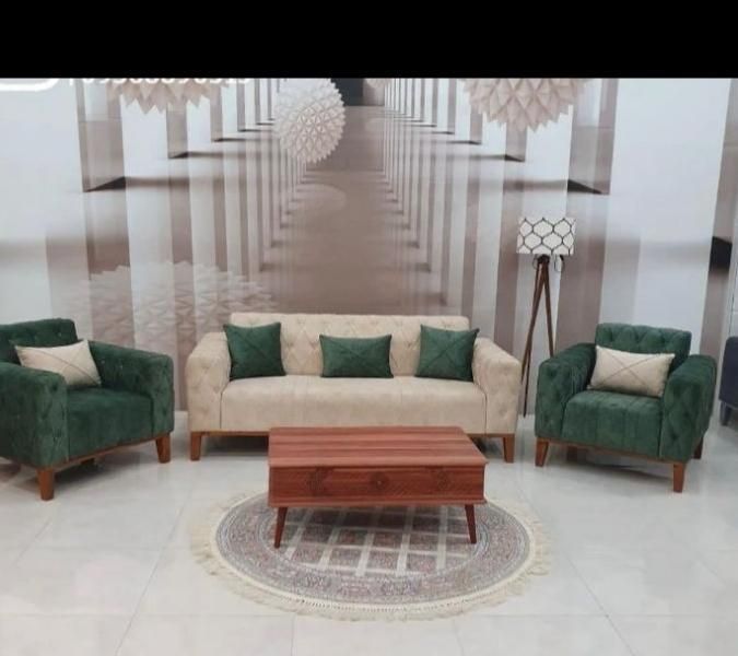 مبل چستراصل سبز(آماده تحویل)قیمت واقعی تولیدی|مبلمان خانگی و میز عسلی|رشت, گلسار|دیوار