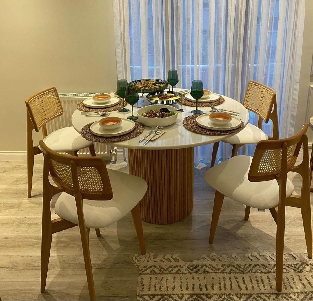 میز نهارخوری میز غذاخوری میز و صندلی نئوکلاسیک|میز و صندلی غذاخوری|تهران, گلستان (شهرک راه آهن)|دیوار