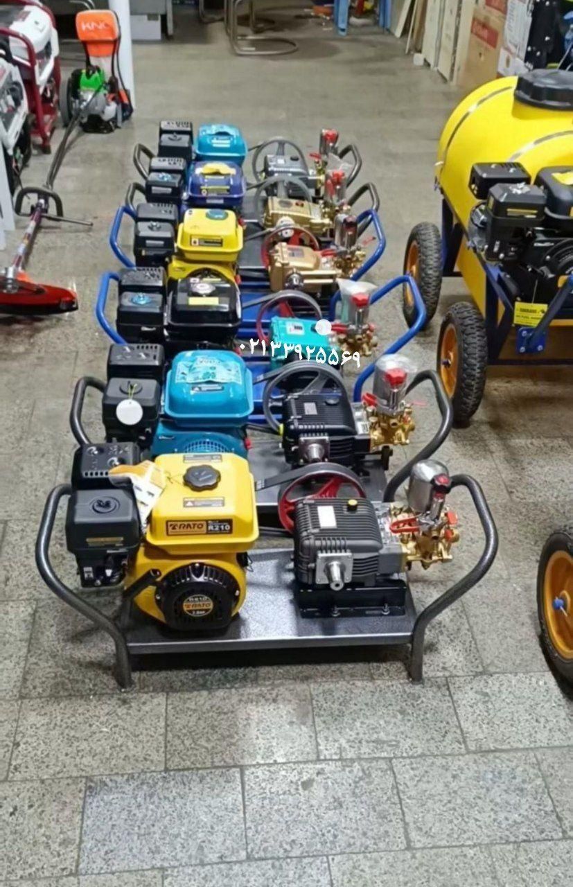 سمپاش 56زنبه ای فرغونی واکسون 7.5 hp|ماشینآلات صنعتی|تهران, دستغیب|دیوار