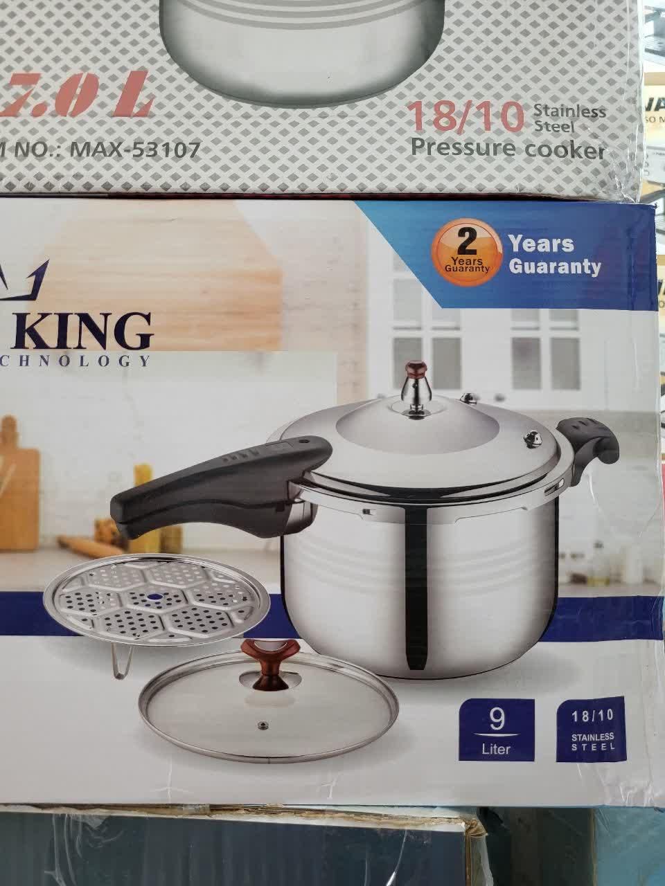 قابلمه زودپز مارک رویال کینگ آلمان تمام استیل بزرگ|ظروف پخت‌وپز|یزد, |دیوار