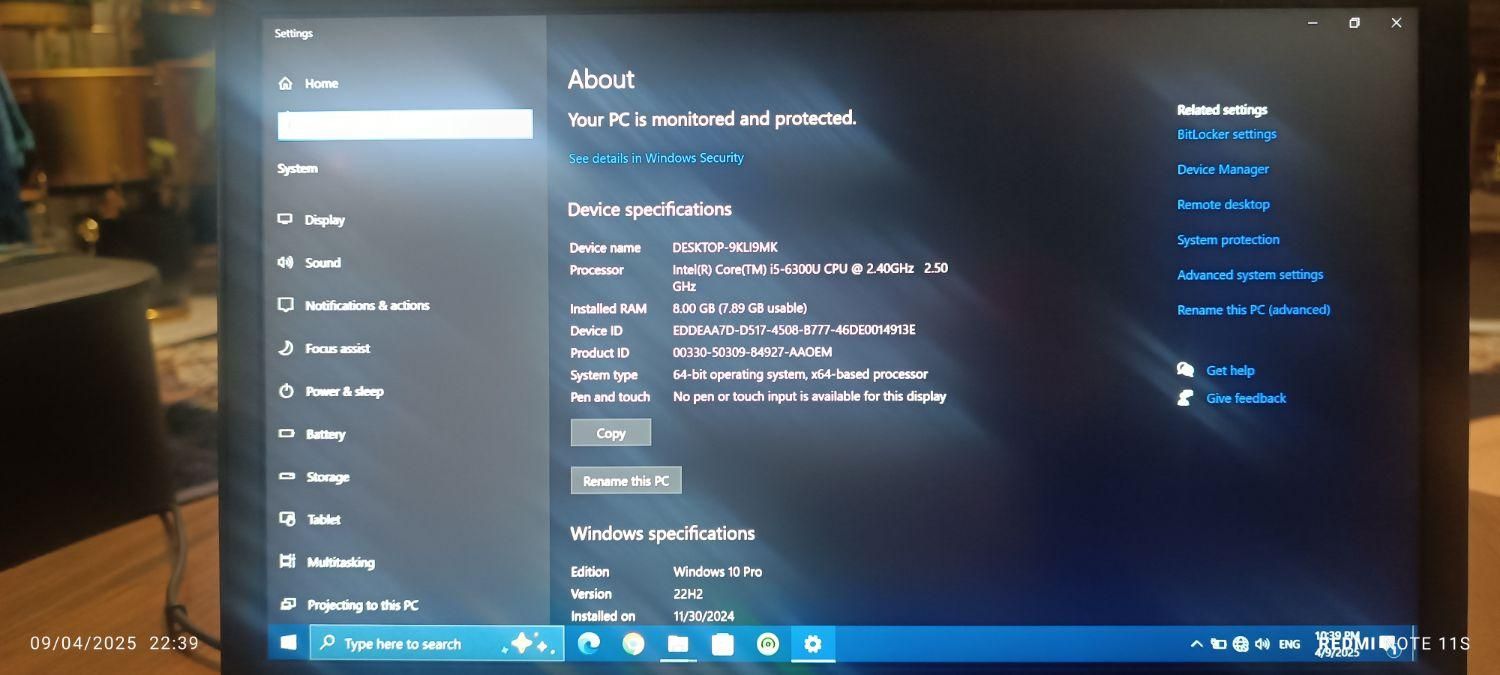 لبتاب DELL مدلlatitude e5470|رایانه همراه|تهران, امامزاده قاسم|دیوار