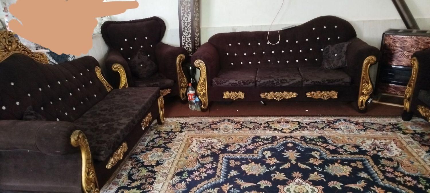 مبل ۸ نفره راحتی مناسب باغ ویلا|مبلمان خانگی و میز عسلی|تربت‌حیدریه, بالا ولایت|دیوار