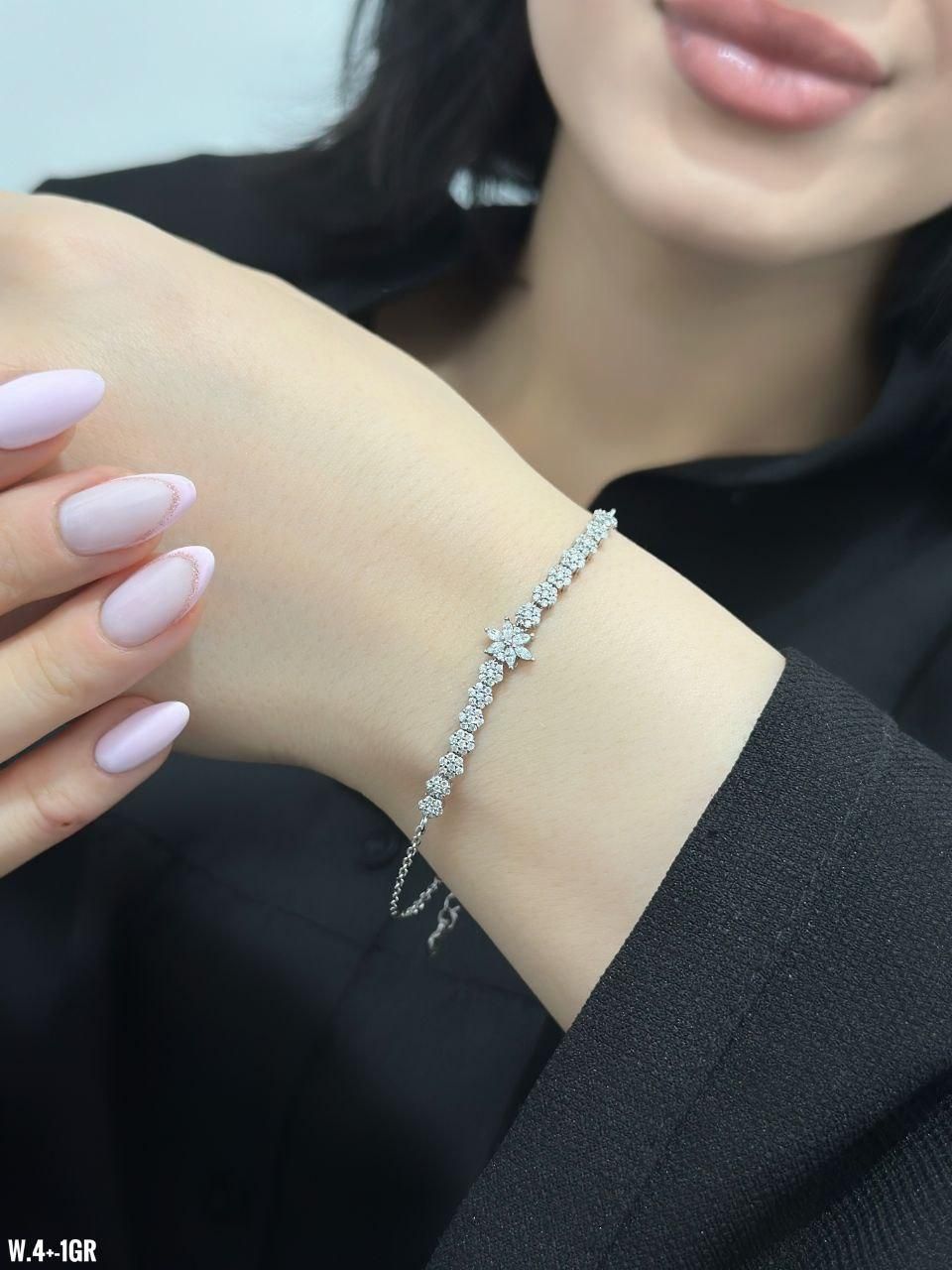 دستبند گلبرگ نقره برگ زیتون جواهری کادو خاصjewel-6|بدلیجات|تبریز, |دیوار