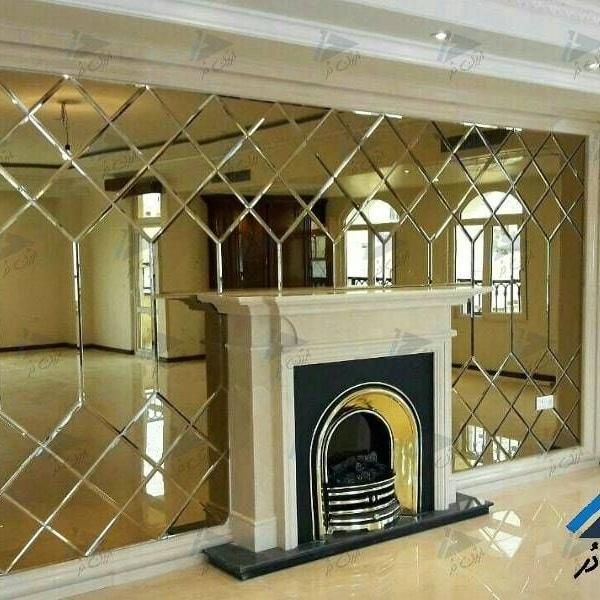 شیشه بری اینه کاری پی وی سی توری دفرمه بک لایت|خدمات پیشه و مهارت|پردیس, |دیوار