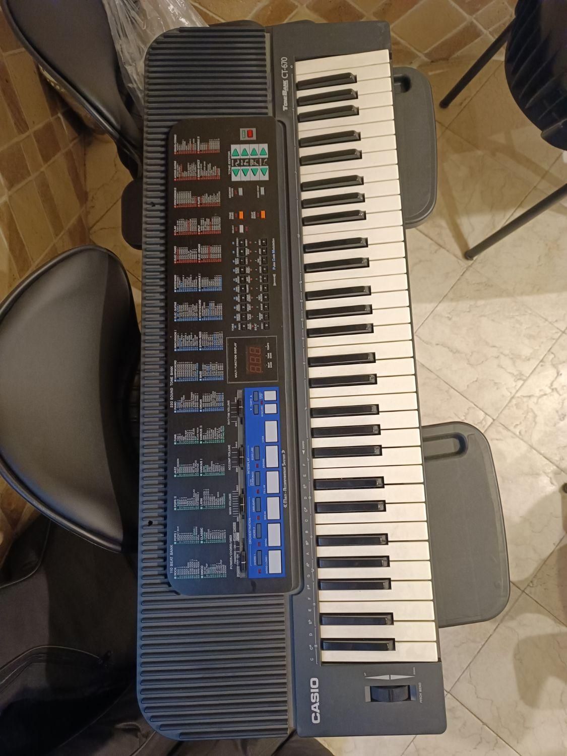 کیبورد Casio مدل ct-670 در حد آک|پیانو، کیبورد، آکاردئون|تهران, سهروردی|دیوار