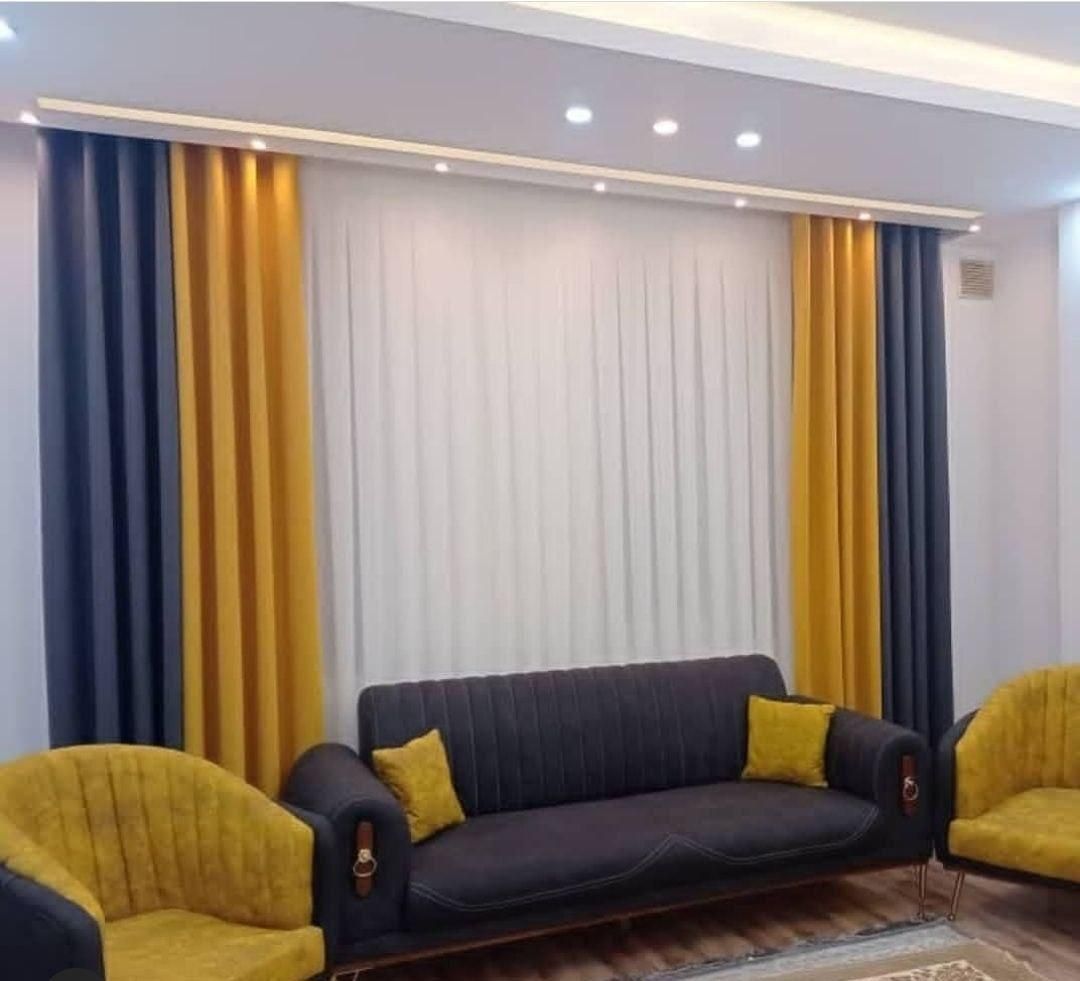 پرده حریر / تور|پرده، رانر، رومیزی|اردبیل, |دیوار