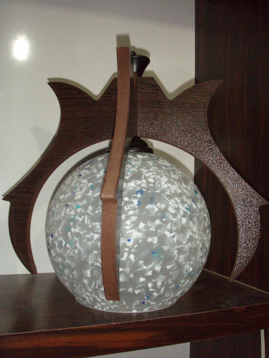 آکبند نو لوستر تک شعله چوبی مدل چنگی|لوستر و چراغ آویز|تهران, فردوسی|دیوار