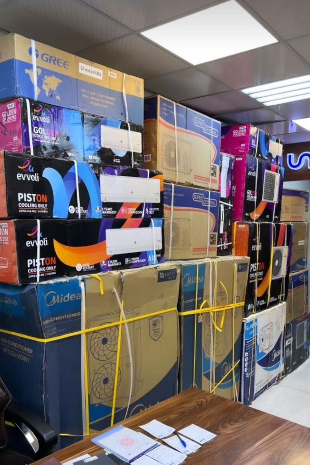 پخش انواع کولر دوتیکه اسپیلت ایستاده گازی پیستونی|کولر گازی و فن‌کوئل|مسجد سلیمان, |دیوار